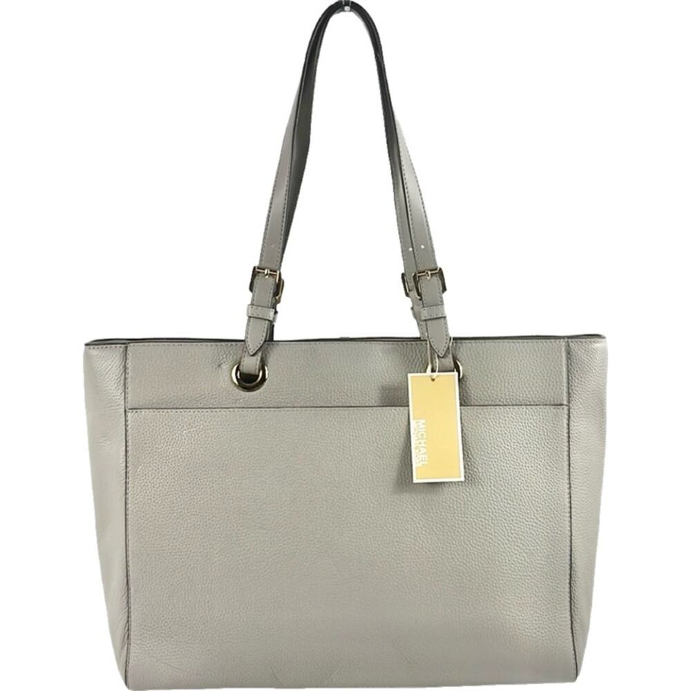 NWT Michael Kors‎ Jet Set Travel Tote Large in Pearl Grey - Picture 2 of 14